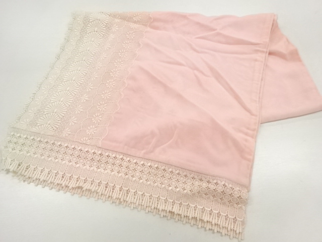 ビロードレース花模様ショール